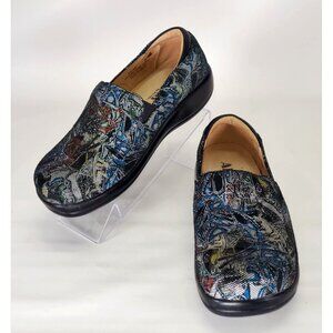 Alegria Women Multicolor All Leather Shoes Slip On KEL-442 Clogs 38 US 7.5 1400